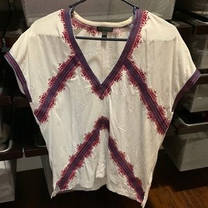 J. Crew Embroidered Top